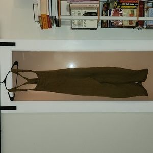 NWT Aerie Overalls. Medium. Mustard/marigold.